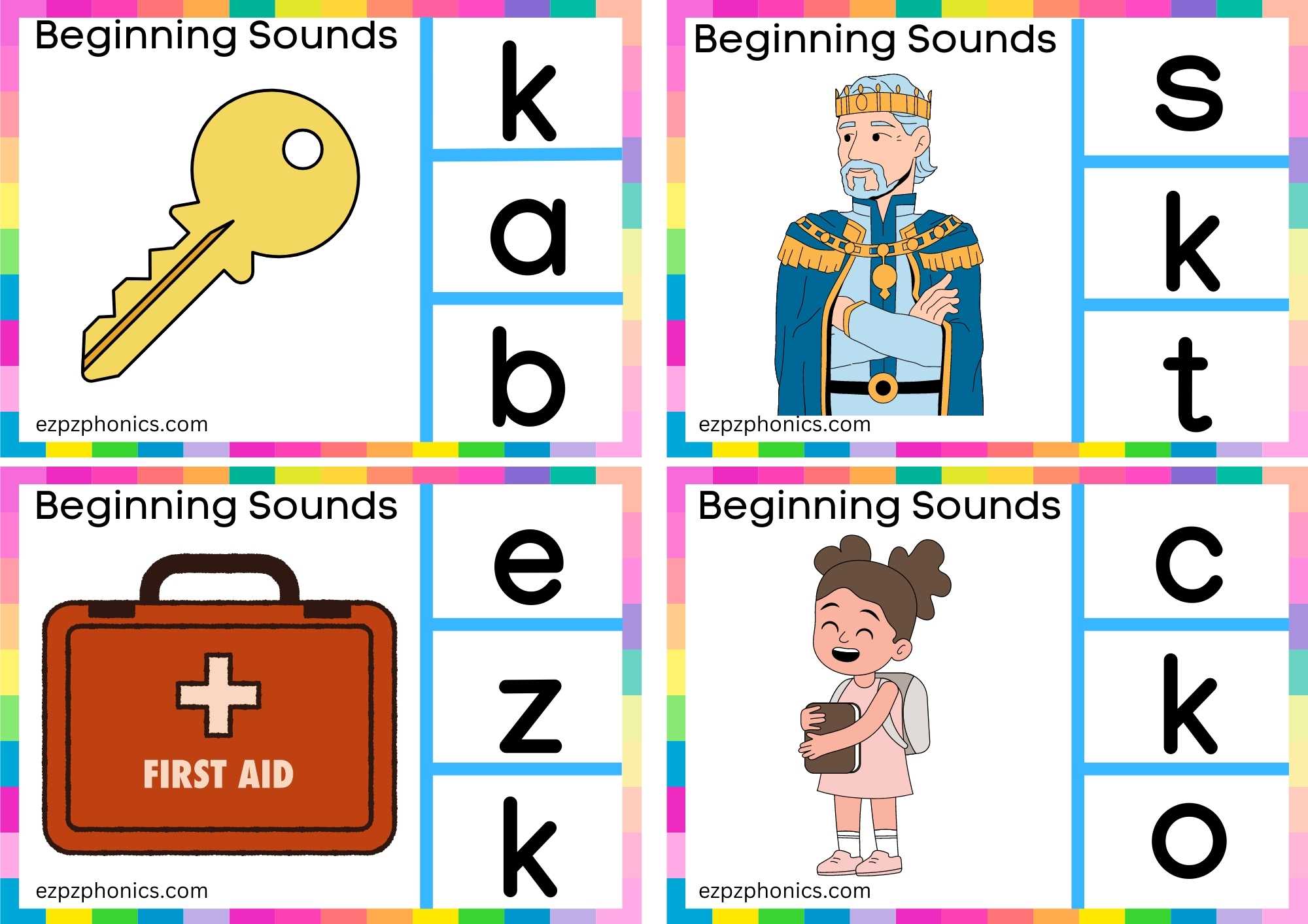 Letter K Look At The Image And Clip The Correct Letter Clip Group 1
